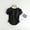 Black, variant on Crop Tops for Women Cute Trendy Basic Tight Rounk Neck Blouse Short Sleeve Crop Tops Flash Picks