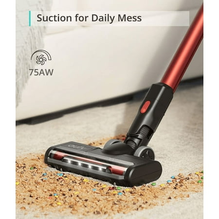 Open Box eufy by Anker HomeVac S11 Lite Cordless Stick Vacuum Cleaner Red T2503Z91