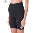 thumbnail image 4 of PULLIMORE Womens Maternity Yoga Shorts Over the Belly Workout Running Active Pregnant Short Pants with Pockets (M, Black), 4 of 8