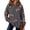 Dark Gray, variant on TOMVIGX Football Sweatshirts for Women Cute Oversized Graphic Hoodies Team Fans Touchdown Tops Sunday Funday Tailgate Season Clothes L