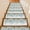 White, variant on Teal Teal Eucalyptus Leaf Stair Treads Non Slip for Steps Floral Botanical Spring Summer 4 Pcs Reusable Adhesive Stair Runner Mats for Dogs Elders Carpet Treads Rugs for Staircase 8x30 In
