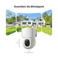 thumbnail image 4 of DEKCO 3K/5MP Security Cameras Wireless Outdoor, Solar Powered 400-Lumen Spotlight Camera, 360° Pan/Tilt Surveillance, Night Vision, 2.4G WiFi Camera, Auto Tracking, AI Human/Vehicle/Pet Detection, 4 of 10