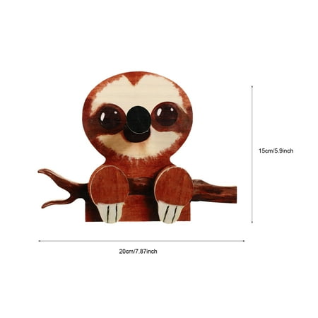 

Lovely Wood Animal Glasses Holder Animal Crafts Decoration Storage Rack