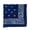 Navy blue flower cas, variant on Unisex Party Print Bandannas Fashion Neck Scarf Square Kerchiefs Hiphop Headwrap