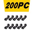 thumbnail image 1 of Wovilon Black 20Pc Self-Adhesive Desktop Cable Organizer Fixing Clamp Household Tool Set, 1 of 9