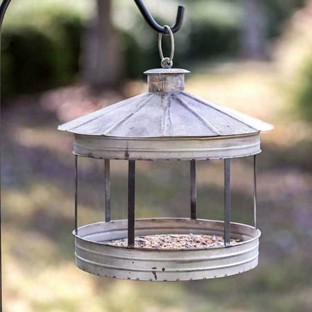 Large Gazebo Style Rustic Tin Bird Feeder