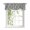 Gray, variant on Gray Slate Diamonds Tie Up Valances Curtain, Abstract Vintage Minimalist Geometric Grid Adjustable Rod Pocket Short Window Treatment Tie Up Curtains Valances for Kitchen Bathroom 54x18 Inches