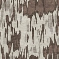 thumbnail image 3 of HomeRoots 677788 9 x 12 ft. Brown, Ivory & Taupe Striped Washable Machine Made Rectangle Area Rug with UV Protection, 3 of 9
