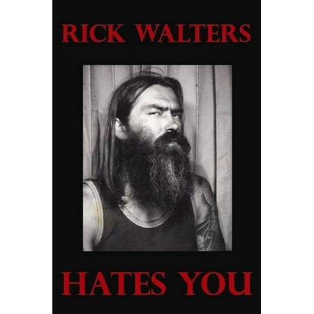 Tattoo Art Print - Rick Walters Hates You Lengendary California Tattoo Artist Portrait Art Print