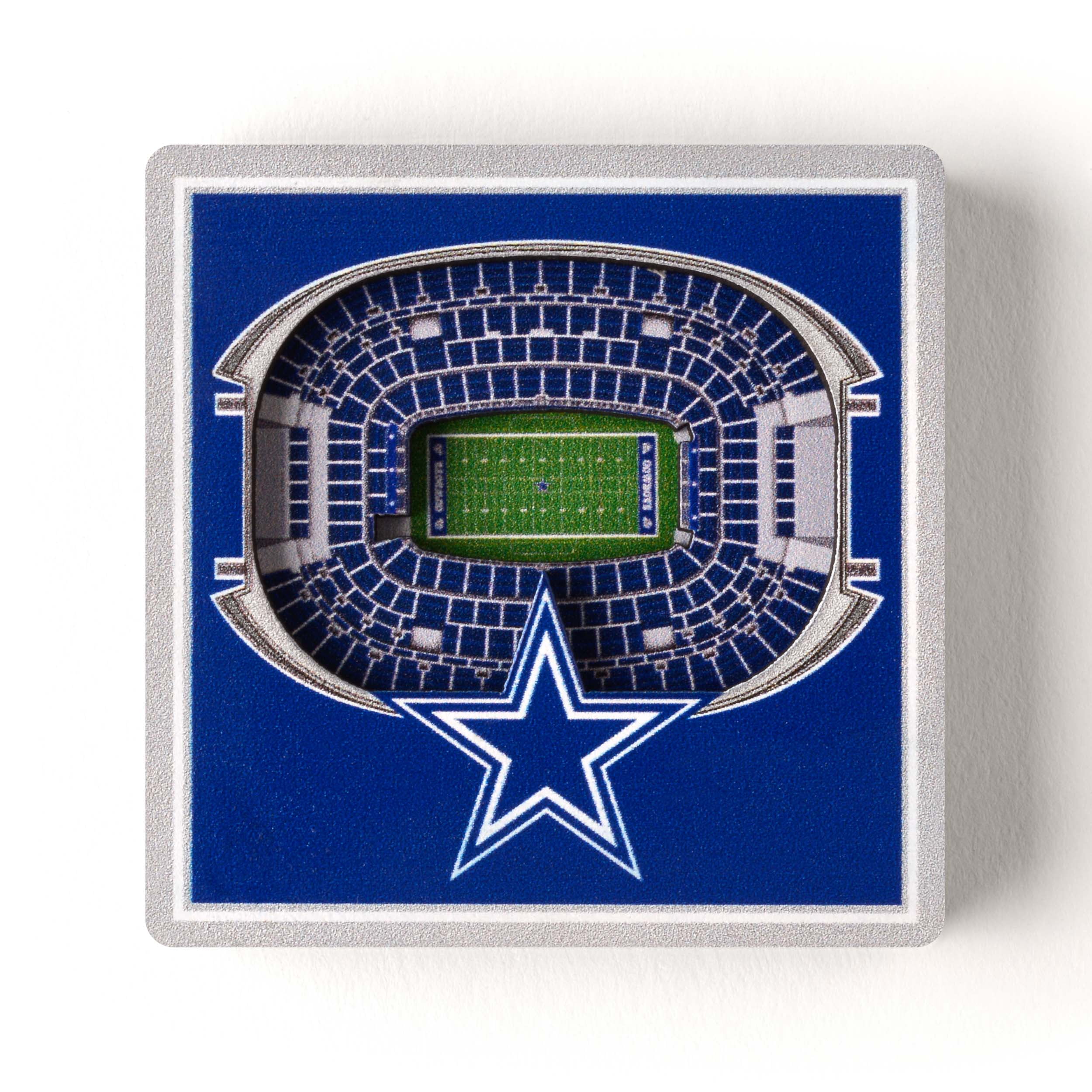 YouTheFan NFL Dallas Cowboys 3D StadiumView Magnet