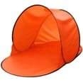 thumbnail image 1 of Easy Pop Up Beach Tent, Automatic Instant Single Sun Shelter, Portable Outdoor Beach Shade Tent, UV Protection Family Baby Beach Shelter, Windproof Waterproof Beach Canopy Cabana,Orange, 1 of 4