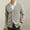 Gray008, variant on Mens Sweater Loose Fit Full Length Sleeve V Neck Knit Cardigan Sweaters Comfort Button Up Cardigans Trendy Clothes Black XL