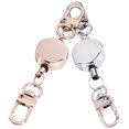 thumbnail image 3 of Retractable ID Badge Holder Silver Alloy 2Pcs 4.3x1.0x0.4In, 3 of 8