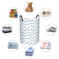 thumbnail image 6 of Daiia Party Shark Cute Round Laundry Basket with Handles Thickened Waterproof Circular hamper,Dirty Clothes Storage Basket for Bedroom,Bathroom,College Dorm-Medium, 6 of 8