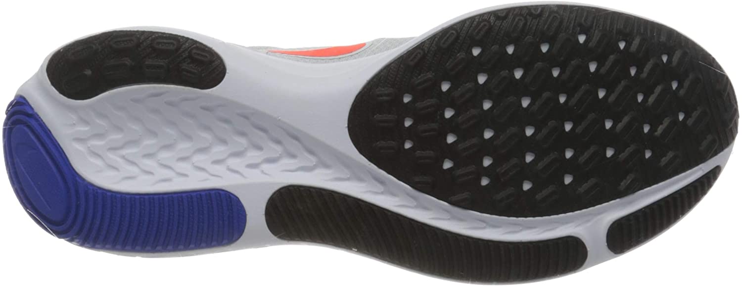 Nike Men's React Miler Running Shoe, Platinum/Crimson/Blue, 12 D(M) US - image 4 of 7