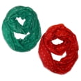 thumbnail image 3 of Peach Couture Anchor Print Cute Trendy All season Infinity Loop Scarves, 3 of 10