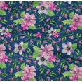 thumbnail image 4 of oneOone Organic Cotton Poplin Twill Fabric Watercolor Leaves & Flower Floral Print Sewing Fabric BTY 42 Inch Wide, 4 of 4