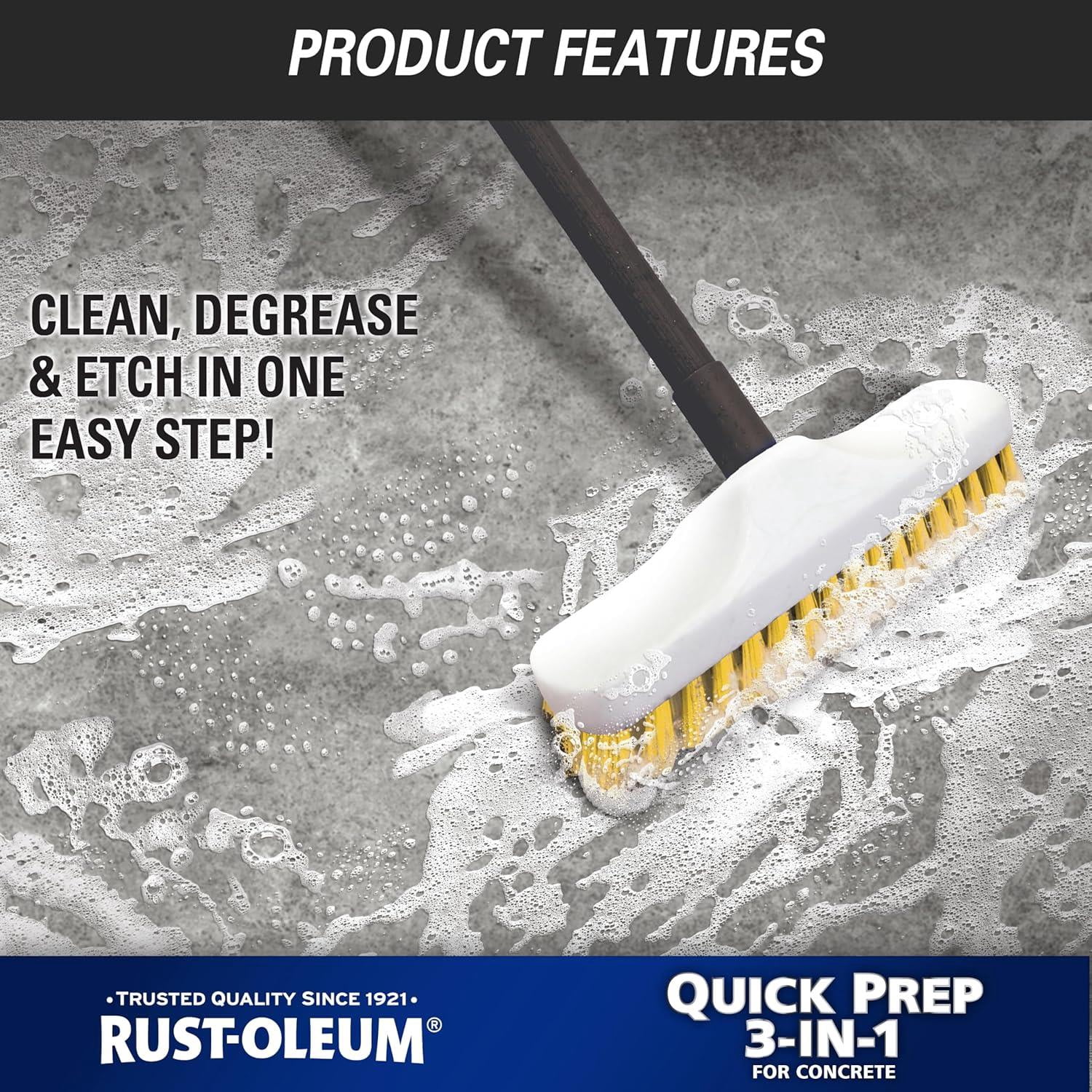 Rust-Oleum Quick Prep 3-in-1 Cleaner for Concrete-362970, 1 gal