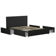 thumbnail image 6 of Novogratz Kelly Upholstered Storage Bed Frame, Full, Dark Grey Linen, 6 of 22