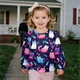 thumbnail image 3 of DISNIMO Cat Printed Sweatshirt for Girls Long Sleeve T-Shirt Cozy Pullover Tops Cute Sweater Fall Winter Clothes 3-4 Years, 3 of 7