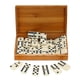 thumbnail image 4 of DOBLE SEIS FOMINO SET DE ENTRETENIMIENTO JUEGO DE VIEJES Recreado Juguete Dots Negros Dots, 4 of 7