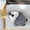 Gray-GY, variant on MMJ Lying Cute Animal Wrist Rest Plush Doll Support for Computer Mouse Typing Ergonomic 7.5in