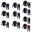 thumbnail image 4 of Minnieouse Ropa de hombre, camiseta de compresión plegable transpirable, mallas, Top de manga larga, chándal ligero, ropa de Fitness de cuello conjuntos de ropa Tipo 7 Minnieouse AP013620-07, 4 of 6