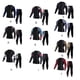 thumbnail image 3 of sweethay Ropa de hombre, camiseta de compresión plegable transpirable, mallas, Top de manga larga, chándal ligero, ropa de Fitness de cuello conjuntos de ropa tipo 4 sweethay AP013620-04, 3 of 6