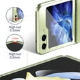 thumbnail image 5 of Decase Compatible with Samsung Galaxy Z Flip 5 Case, Luxury Hinge Protection Elegant Design Frosted Plating Case Hybrid PC Slim Military Grade Shockproof Case Cover for Galaxy Z Flip 5 5G 2023, Green, 5 of 10