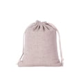thumbnail image 1 of braveheart Cotton Linen Storage Bag Reusable Rectangular Solid Color Jewelry Underwear Cosmetic Household Drawstring Pouch Pocket 30x40cm 10x12cm, 1 of 6