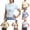*Blue, variant on ClodeEU Women's Mock Neck Zip Slim Fit Yoga Top ,Breathable Short Sleeve Athletic Tee Blue,Women's Plus L