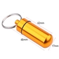 thumbnail image 3 of 9pcs Pill Case Keychain Pill Container, Waterproof Mini Aluminum Pill Box Case Organize with Keychain Outdoor Medicine Holder for Outdoor Travel Purse or Pocket, 3 of 9