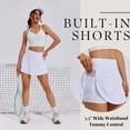 thumbnail image 5 of TRYSIL Women's Tennis Skirts High Waisted Athletic Golf Skirt Workout with Pockets,Size(XS-2XL), 5 of 7