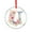 Pattern-3, variant on Blue Tractor Pattern Xmas Ornament Appreciation Gift for Xmas Friend Bestie Nurse Teacher Mentor Boss Coworker Construction Car Harvester Tractor Round Glass Christmas Ornaments