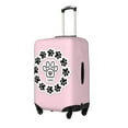 thumbnail image 2 of PAYOHTO Highly Elastic Spandex Suitcase Cover Luggage Cover Small Fits 18 to 21 Inch Wreath & Doggy Footstep, 2 of 8