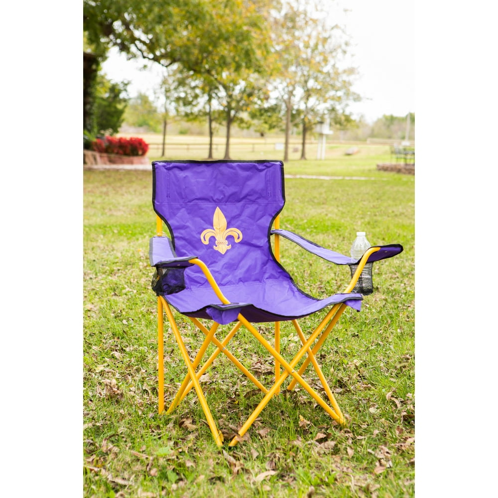 Purple Fleur de Lis Folding Camping Chair - Walmart.com - Walmart.com