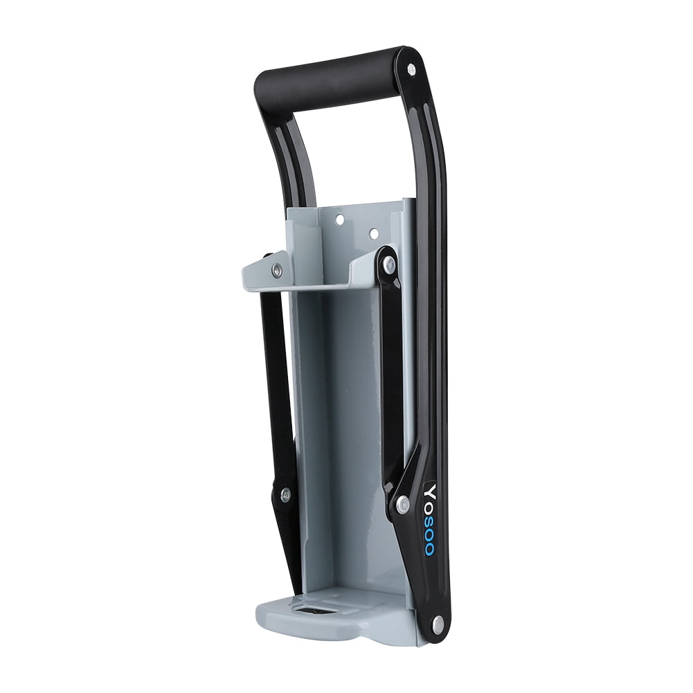16oz Wall Mount Can Crusher - Heavy Duty Steel, Smashes Soda & Beer Cans For Recycling (Includes Screws)