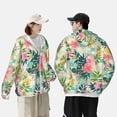 thumbnail image 4 of Lsque Tropical Flowers UPF 50+ Lightweight Sun Protection Men's Women's Long Sleeve Shirt, Hoodie Performance -Medium, 4 of 9