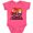 Vintage Hot Pink, variant on Inktastic Fireman Uncle is a Firefighter Boys or Girls Baby Bodysuit