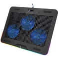 thumbnail image 4 of Refroidisseur d'Ordinateur Portable, Éclairage RGB, Support d'Ordinateur Portable de Jeu, Ventilateur USB, Stable et Robuste, 4 of 4