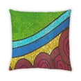 thumbnail image 2 of Ahgly Company Abstract Mosaic Coussin Extérieur, 18 Pouces par 18 Pouces, 2 of 6