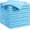Blue, variant on Pink Microfiber Cleaning Cloth,12PK Reusable Cleaning Rags, Highly Absorbent Shop Rags Bulk, All-Purpose Car Cleaning Towels for TV Screen, Kitchen, Bathroom, Restaurant Garage, 14"X12"