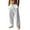 White_EN14, variant on Dwellite Mens Casual Cotton Linen Pants Drawstring Loose Fit Summer Beach Pant Lightweight Trousers with Pockets Saffron M