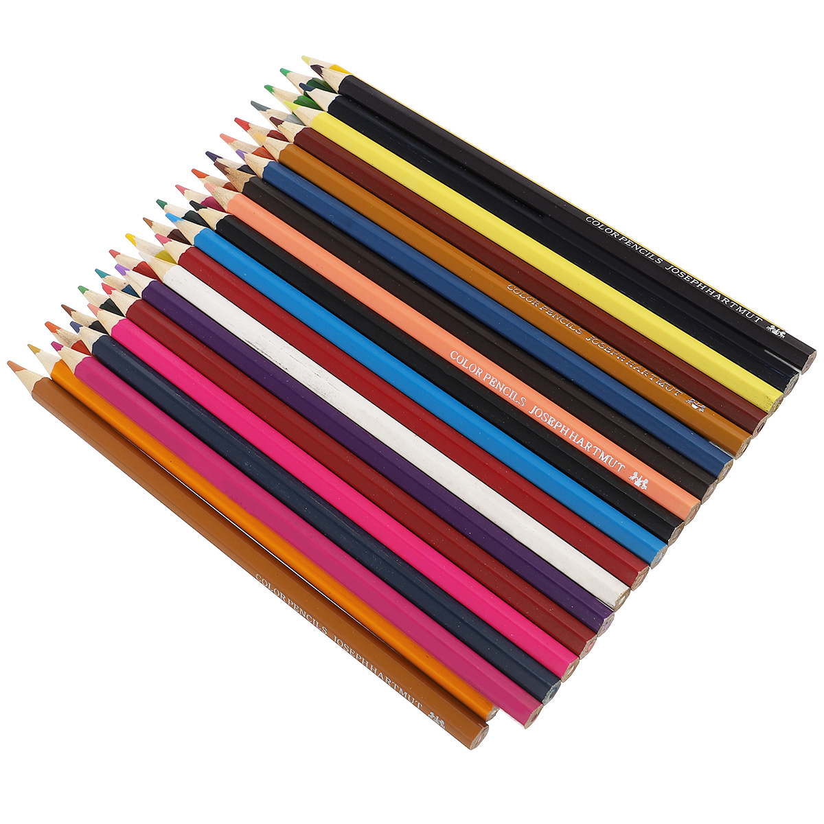 Supvox Back to School 36Pack Sketching Colored Pencils Assorted Color Oil Based Colors for Creative Activities 6.7*0.3in