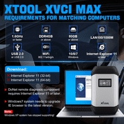 XTOOL J2534X XVCI MAX OBD2 Scanner Full System Diagnostic Tool with ECU Cod-ing, J2534 Pr0gramming Tool