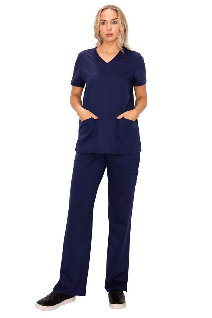 TJM - women's medical uniform scrub sets 2-piece set - Walmart.com