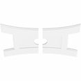 thumbnail image 4 of 36"W x 24"H x 5"ID x 7 3/4"C x 1"P Haven Architectural Grade PVC Contemporary Ceiling Medallion, Two Piece, 4 of 7