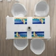 thumbnail image 3 of Ambesonne Holiday Place Mats Set of 4, Ocean Sailing Exotic, Standard Size, Blue Cream, 3 of 4