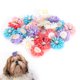 thumbnail image 5 of 25 unids/lote bonitos lazos para el pelo para perros y gatos, lazos de flores para acicalamiento con bandas de goma para mascotas, 5 of 12