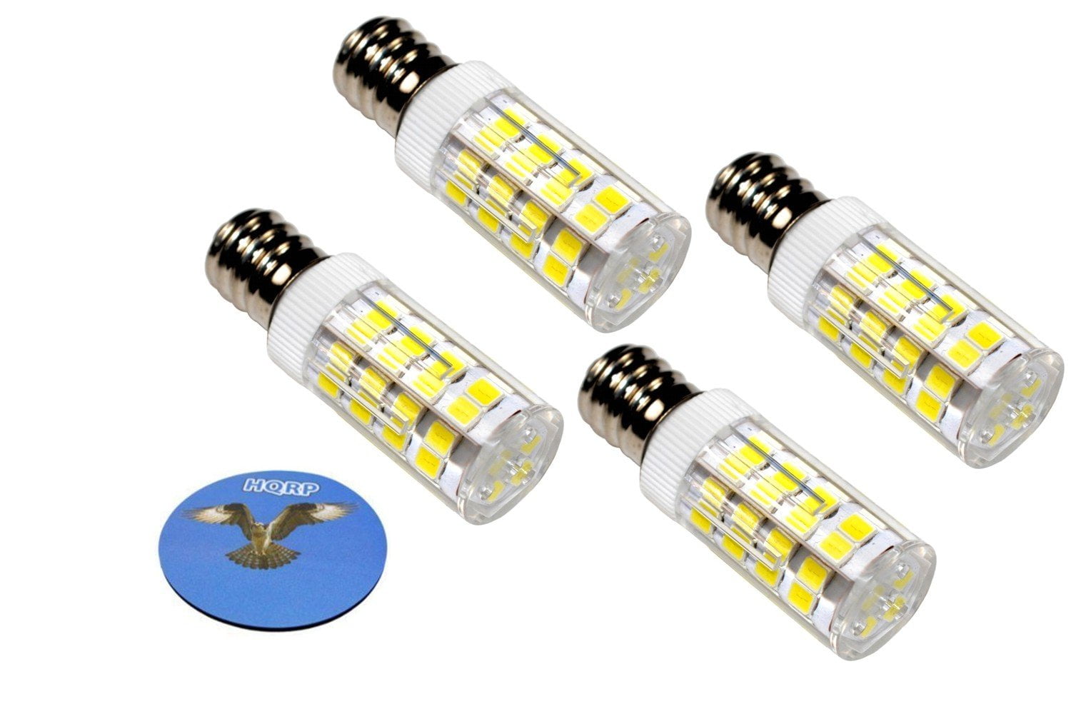 HQRP 4Pack E12 110V LED Light Bulb Cool White for GE General Electric